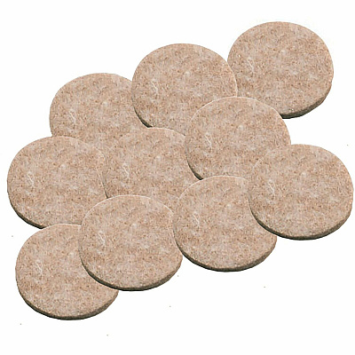 Scratch Guard Self-Adhesive Felt Circles (MAS88493)