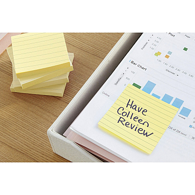 Post-it Lined Notes (MMM6306PK)
