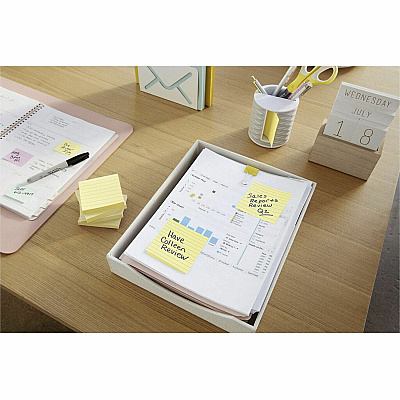 Post-it Notes Original Lined Notepads (MMM635YW)