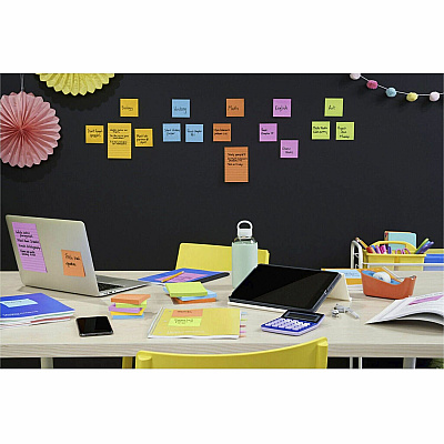 Post-it Super Stick Notes - Energy Boost Color Collection (MMM6445SSP)