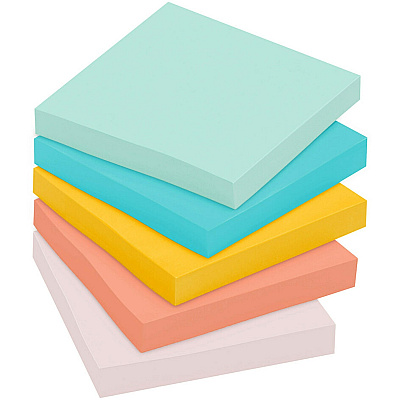 Post-it Notes - Beachside Cafe Color Collection (MMM654AST)