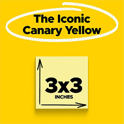 Post-it Notes Original Notepads (MMM654YW)
