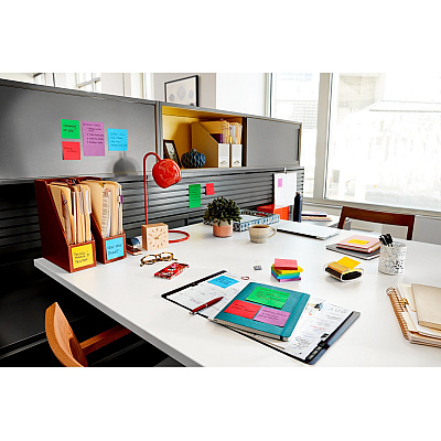 Post-it Notes Original Lined Notepads -Playful Primaries Color Collection (MMM6603SSAN)