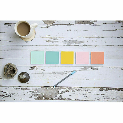 Post-it Lined Notes - Beachside Cafe Color Collection (MMM6605PKAST)