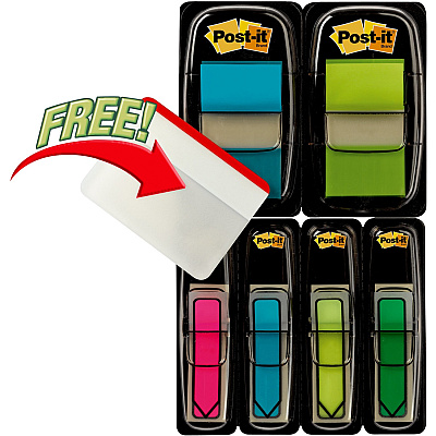 Post-it Flags and Arrow Flags Value Pack (MMM680BBBGA4VA)