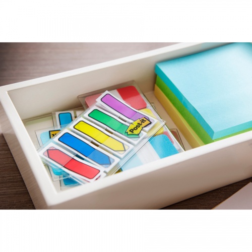 Post-it Arrow Flags in On-the-Go Dispenser - Bright Colors (684ARR2)