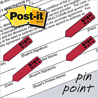Post-it Arrow Message Flags (MMM684RDSH)