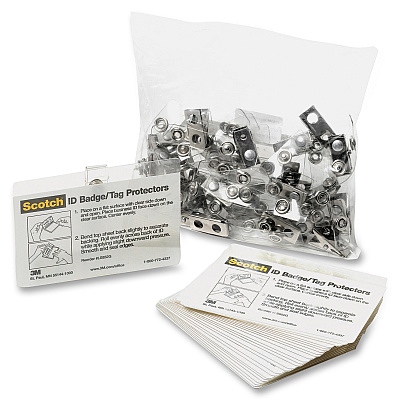 Scotch Self-Laminating ID Clip-Style Pouches (MMMLS852G)