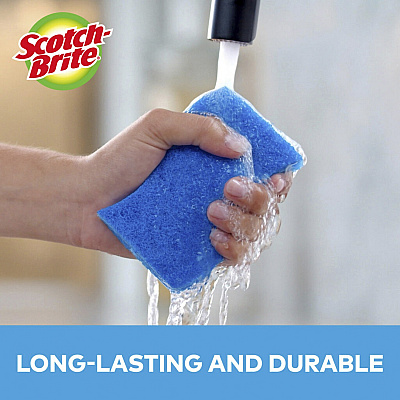 Scotch-Brite No Scratch Scrub Sponges (MMMMP3)