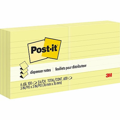 Post-it Dispenser Notes (MMMR335YW)