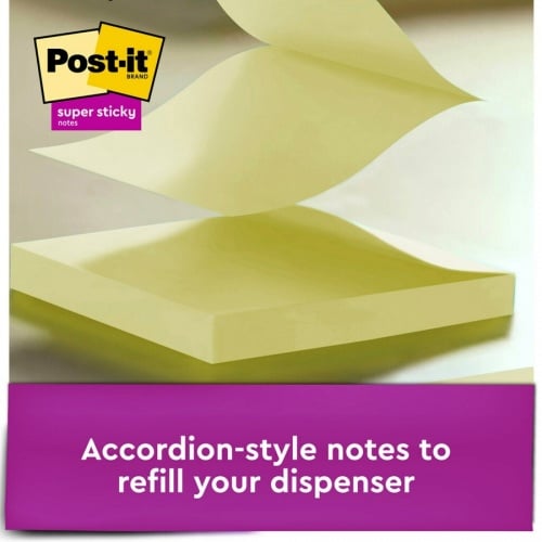 Post-it Super Sticky Lined Dispenser Notes (R440YSS)