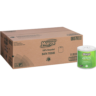 Marcal 100% Recycled, Soft & Absorbent Bathroom Tissue (MRC6079)
