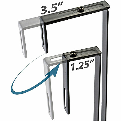 Officemate Adjustable Partition Hangers, Metal, 2PK (OIC21460)