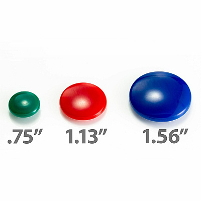 Officemate Round Handy Magnets, 30/Tub (OIC92500)