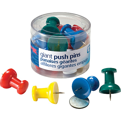 Officemate Giant Push Pins (OIC92902)