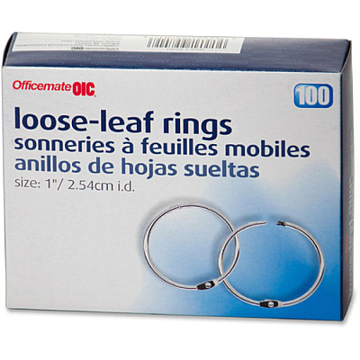 Officemate Loose-Leaf Book Rings (OIC99701)
