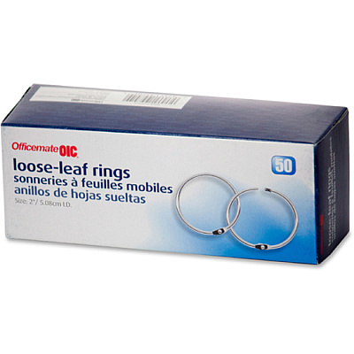 Officemate Loose-Leaf Book Rings (OIC99704)