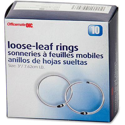 Officemate Loose-Leaf Book Rings (OIC99706)