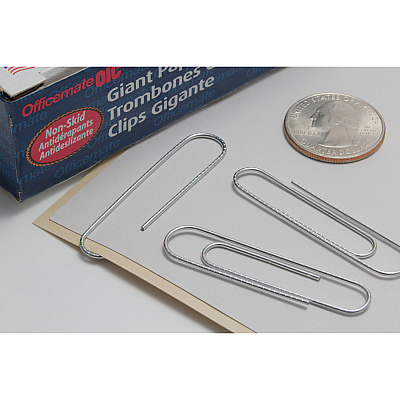 Officemate Giant Non-skid Paper Clips (OIC99915)