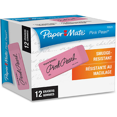 Paper Mate Pink Pearl Eraser (PAP70521)