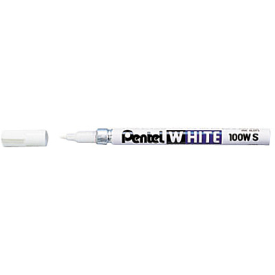 Pentel Felt Tip White Markers (PEN100WS)