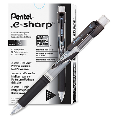 Pentel E-Sharp Mechanical Pencils (PENAZ125A)