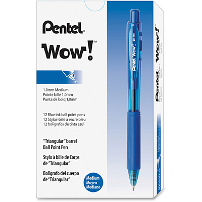 Pentel WOW! Retractable Ballpoint Pens (PENBK440C)