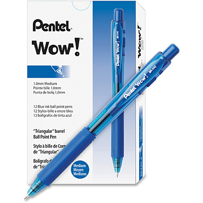 Pentel WOW! Retractable Ballpoint Pens (PENBK440C)