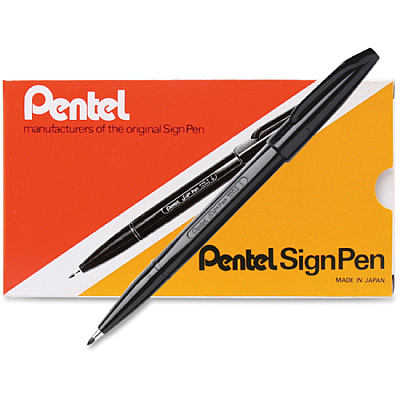 Pentel Fiber-tipped Sign Pens (PENS520A)