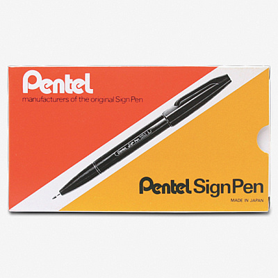 Pentel Fiber-tipped Sign Pens (PENS520B)