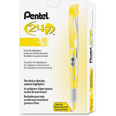 Pentel 24/7 Highlighter (PENSL12G)