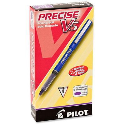 Pilot Precise V5 Extra-Fine Premium Capped Rolling Ball Pens (PIL25106)