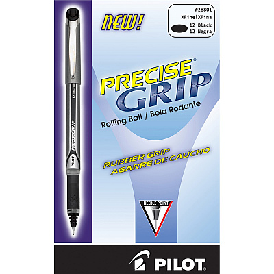 Pilot Precise Grip Extra-Fine Capped Rolling Ball Pens (PIL28801)