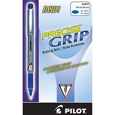 Pilot Precise Grip Extra-Fine Capped Rolling Ball Pens (PIL28802)