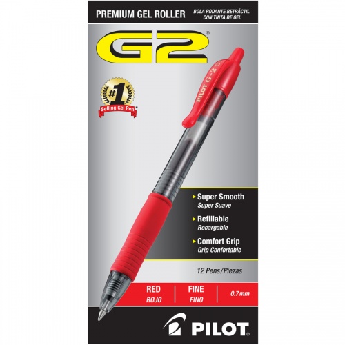 Pilot G2 Retractable Gel Ink Rollerball Pens (31022)