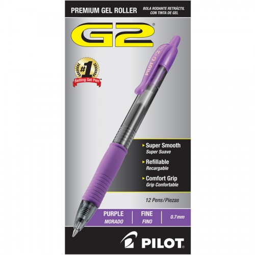 Pilot G2 Retractable Gel Ink Rollerball Pens (31029)
