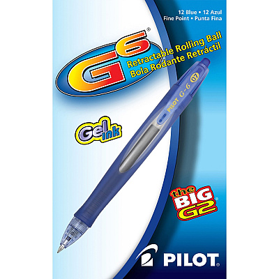 Pilot G6 Retractable Gel Pens (PIL31402)