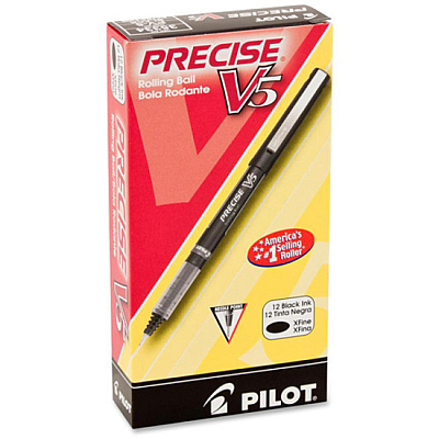 Pilot Precise V5 Extra-Fine Premium Capped Rolling Ball Pens (PIL35334)