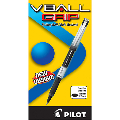Pilot Vball Grip Liquid Ink Rollerball Pens (PIL35470)