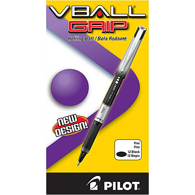 Pilot Vball Grip Liquid Ink Rollerball Pens (PIL35570)