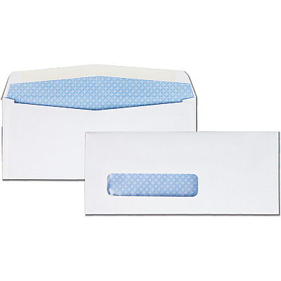 Quality Park No. 8-5/8 Single Window Security Tinted Check Envelope (QUA21012)