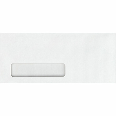 Quality Park No. 10 Single Window Business Envelopes with Embossed Ridges (QUA21330)