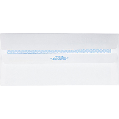 Quality Park No. 10 Single Window Security Tinted Business Envelopes with a Self-Seal Closure (QUA21418)