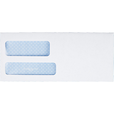 Quality Park No. 9 Double Window Security Tint Envelopes (QUA24524)