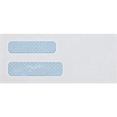 Quality Park No. 8-5/8 Double Window Security Tint Envelopes (QUA24532)