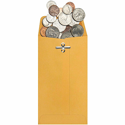 Quality Park 3-3/8 x 6 Clasp Envelopes (QUA37010)