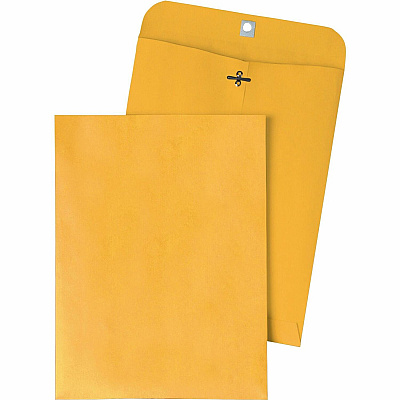 Quality Park 4 x 6-3/8 Clasp Envelopes with Deeply Gummed Flaps (QUA37815)