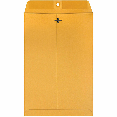 Quality Park 10 x 15 Clasp Envelopes with Deeply Gummed Flaps (QUA37898)
