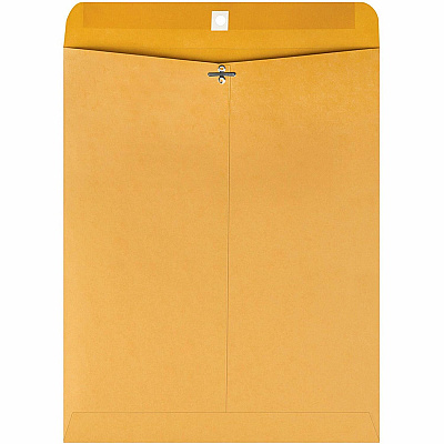 Quality Park 11-1/2 x 14-1/2 Clasp Envelopes with Deeply Gummed Flaps (QUA37905)