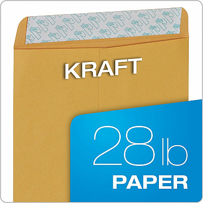 Quality Park 9 x 12 Catalog Envelopes with Redi-Strip Closure (QUA44562)